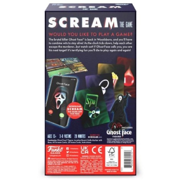 Scream Funko Board Game NWT (ALL PIECES INCLUDED) - Picture 7 of 10